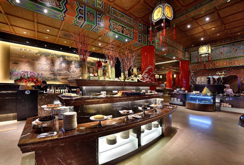 The Grand Hotel Taipéi Exterior foto The buffet at the lobby